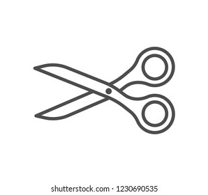 Scissors icon . Vector