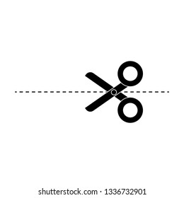 scissors icon vector