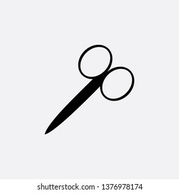 scissors icon vector