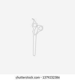 scissors icon vector