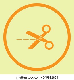 Scissors icon vector icon