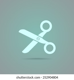 Scissors icon vector icon