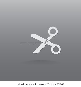 Scissors icon vector icon 