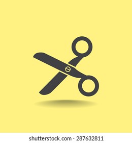 Scissors icon vector icon 