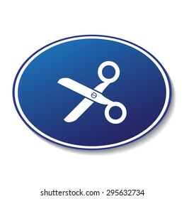 Scissors icon vector icon 