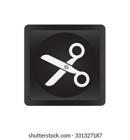 Scissors icon vector icon 