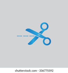 Scissors icon vector icon 