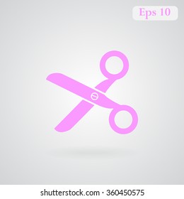 Scissors icon vector icon 