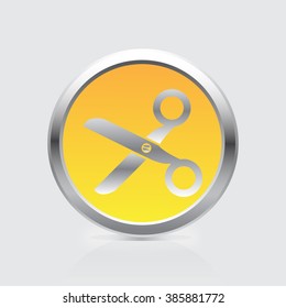 Scissors icon vector icon 