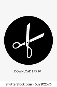 Scissors icon, Vector