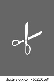 Scissors icon, Vector