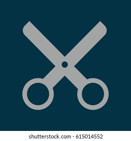 scissors icon vector