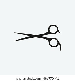 scissors icon vector