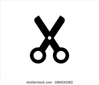 Scissors icon vector. Cut sign