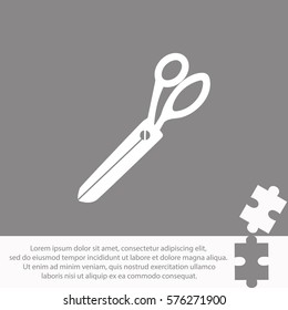 Scissors  icon Vector design.