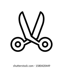 Scissors icon vector design illustration
