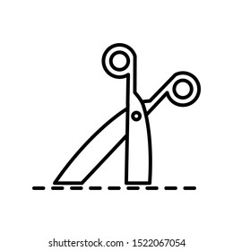 Scissors icon vector design template