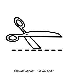 Scissors icon vector design template