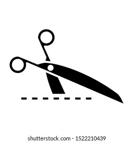 Scissors icon vector design template