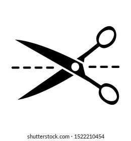 Scissors icon vector design template