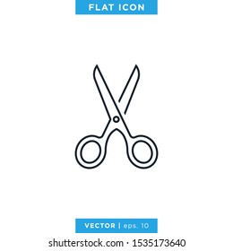 Scissors Icon Vector Design Template