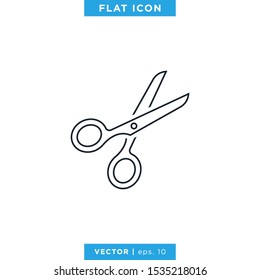 Scissors Icon Vector Design Template