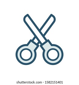 Scissors icon vector design template