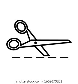 Scissors icon vector design template ilustration