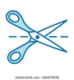 Scissors icon vector design template ilustration