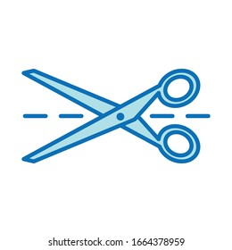 Scissors icon vector design template ilustration