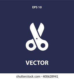 scissors icon. vector eps10 icon
