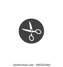 scissors icon vector flat