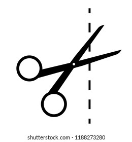 Scissors icon. Vector Illustration