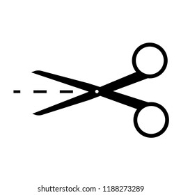 Scissors icon. Vector Illustration