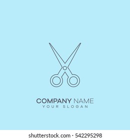 scissors icon. vector illustration