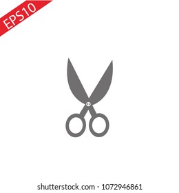 Scissors icon vector illustration. eps 10