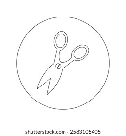 Scissors  icon. vector illustration. EPS 10 AI