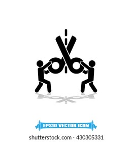 Scissors icon vector illustration eps10.