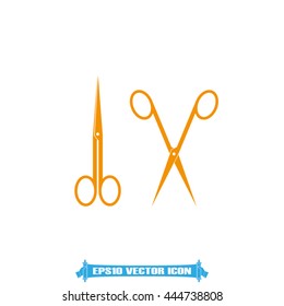 Scissors icon vector illustration eps10.