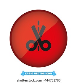 Scissors icon vector illustration eps10.