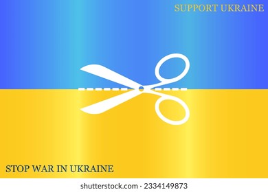 Scissors icon, vector illustration. Flat design style