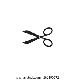 Scissors icon, vector illustration. Flat design style