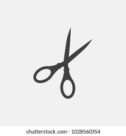 scissors icon vector illustration. hairdressing icon vector.