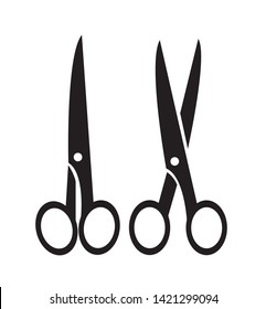 Scissors Icon vector illustration on white