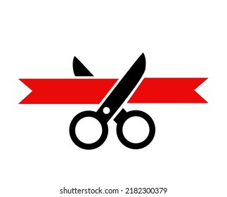 Scissors Icon vector illustration on white