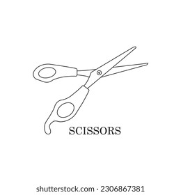 scissors icon vector illustration simple design