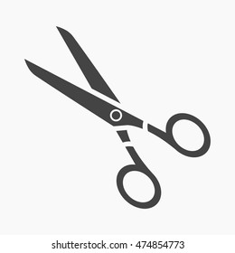Scissors icon of vector illustration for web and mobile