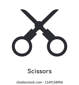 Scissors icon vector isolated on white background for your web and mobile app design, Scissors logo concept