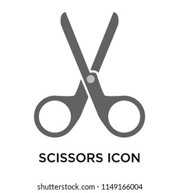 Scissors icon vector isolated on white background for your web and mobile app design, Scissors logo concept