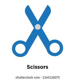 Scissors icon vector isolated on white background, Scissors transparent sign , colorful equipment symbols